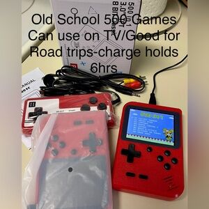 NIB Retro Handheld Digital 500 Games Console/can hook to TV